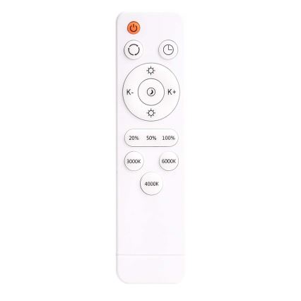 Plafonnier à intensité variable KERN LED/80W/230V 3000-6000K d. 80 cm noir + Télécommande