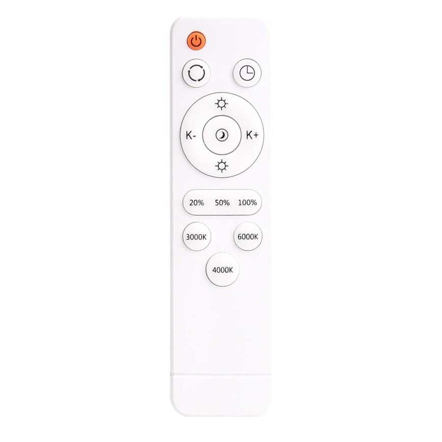 Plafonnier à intensité variable KERN LED/80W/230V 3000-6000K d. 80 cm noir + Télécommande