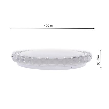Plafonnier à intensité variable LAYLA avec télécommande 1xLED/26W/230V