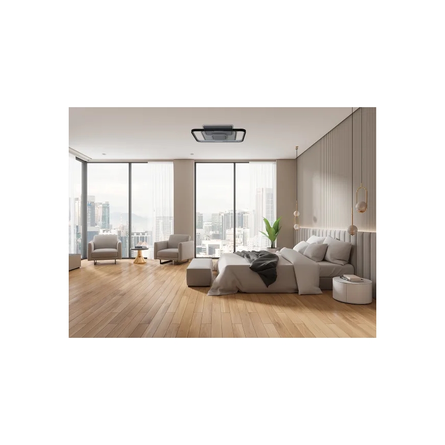 Plafonnier à intensité variable LED/110W/230V 3000-6500K blanc + télécommande