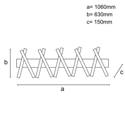 Plafonnier à intensité variable LED/125W/230V 3000-6500K + télécommande