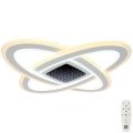 Plafonnier à intensité variable LED/130W/230V 3000-6500K 62x62 cm + Télécommande