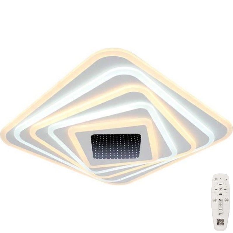Plafonnier à intensité variable LED/150W/230V 3000-6500K 51x51 cm + Télécommande