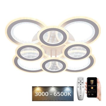 Plafonnier à intensité variable LED/200W/230V 3000-6500K + télécommande
