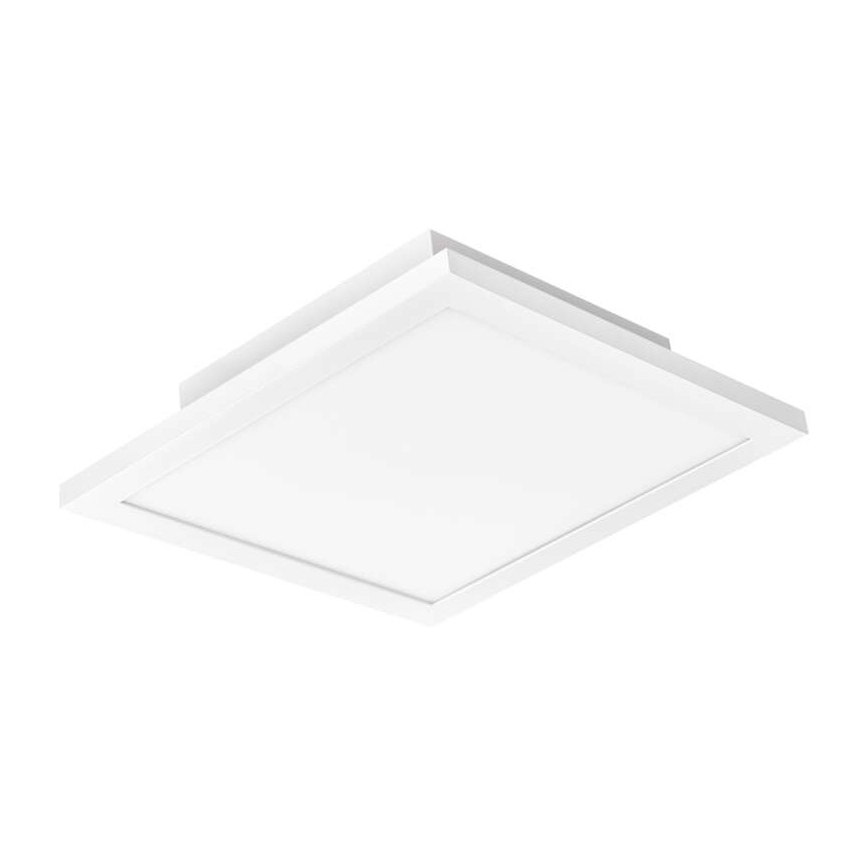 Plafonnier à intensité variable LED/20W/230V + télécommande carré 2700K-6000K
