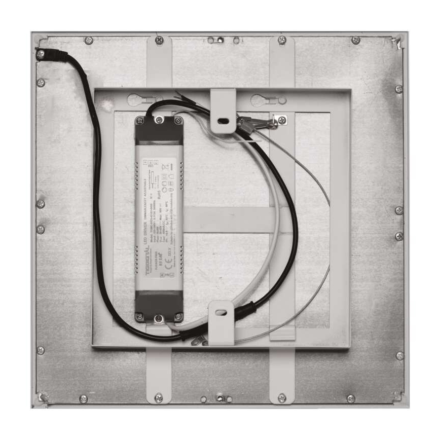 Plafonnier à intensité variable LED/20W/230V + télécommande carré 2700K-6000K