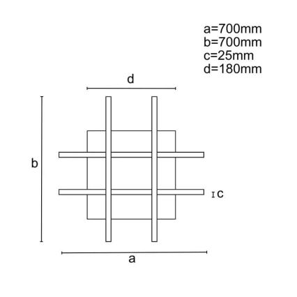 Plafonnier à intensité variable LED/30W/230V 3000-6500K + télécommande