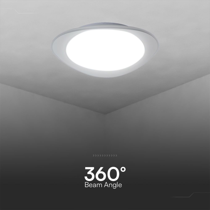 Plafonnier à intensité variable LED/40W/230V 3000-6500K 45 cm blanc + télécommande