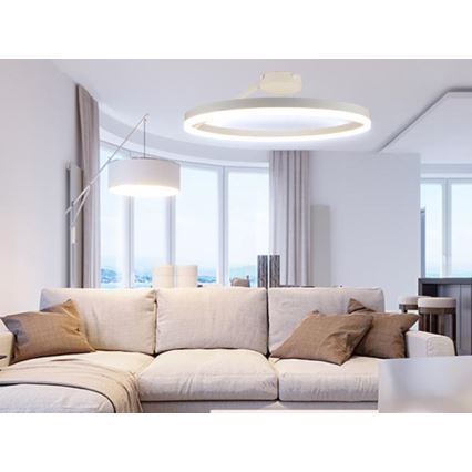 Plafonnier à intensité variable LED/40W/230V 3000-6500K blanc + télécommande