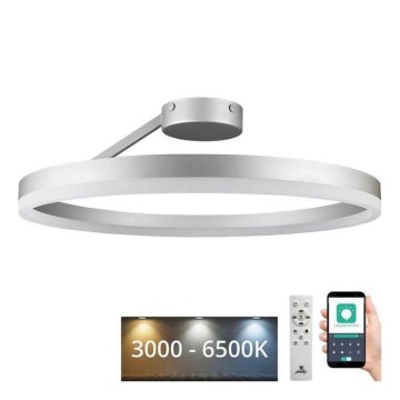 Plafonnier à intensité variable LED/40W/230V 3000-6500K chrome mat + télécommande