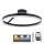Plafonnier à intensité variable LED/40W/230V 3000-6500K noir + télécommande