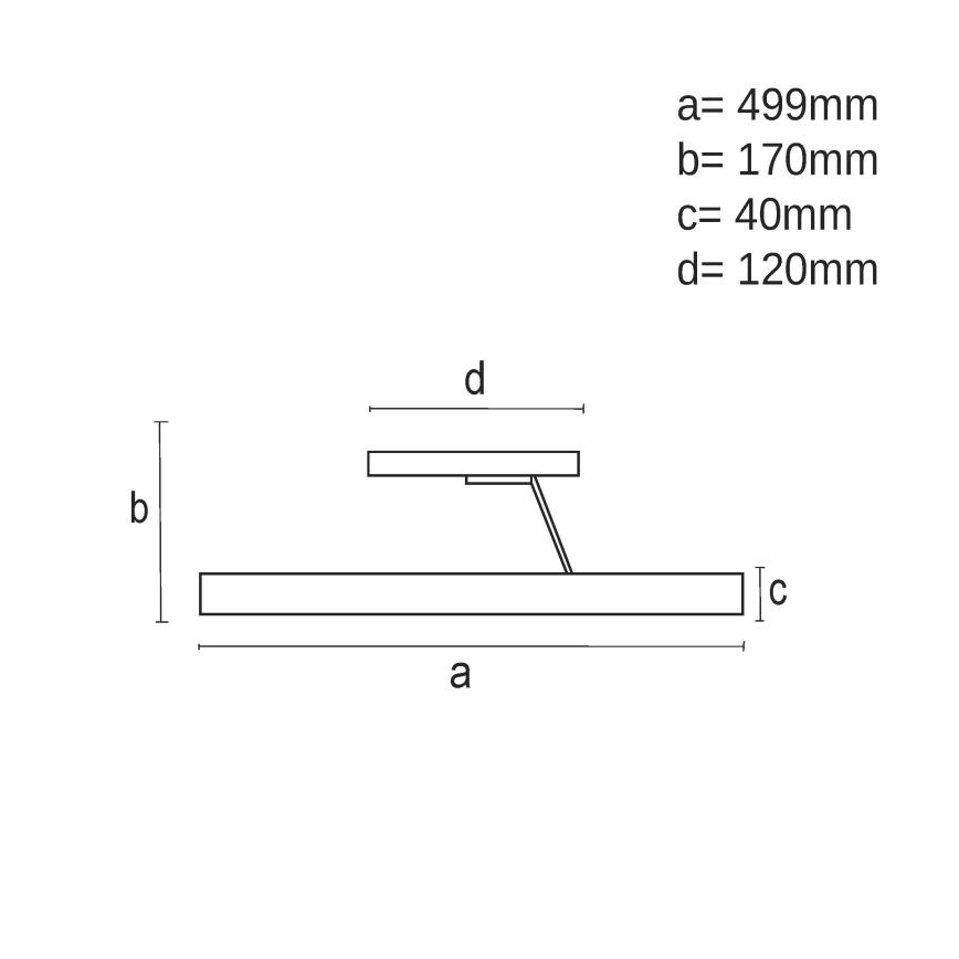Plafonnier à intensité variable LED/40W/230V 3000-6500K noir + télécommande