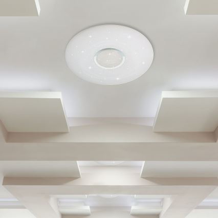 Plafonnier à intensité variable LED/40W/230V 3000K/4000K/6500K d. 49 cm + Télécommande