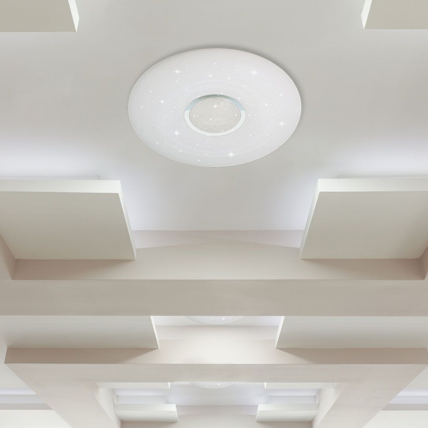 Plafonnier à intensité variable LED/40W/230V 3000K/4000K/6500K d. 49 cm + Télécommande