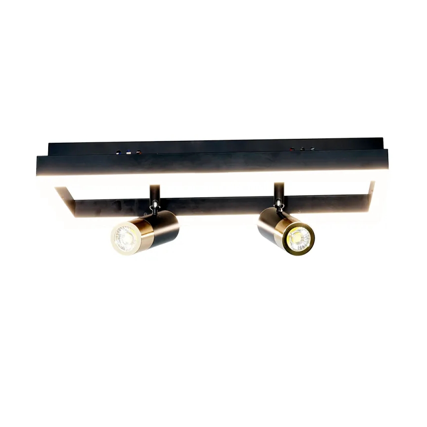 Plafonnier à intensité variable LED/50W/230V 3000-6500K noir + télécommande