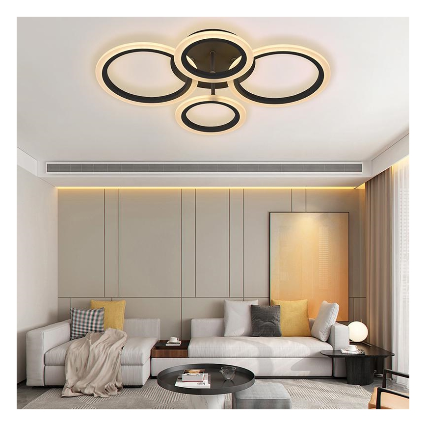 Plafonnier à intensité variable LED/50W/230V 3000-6500K + Télécommande