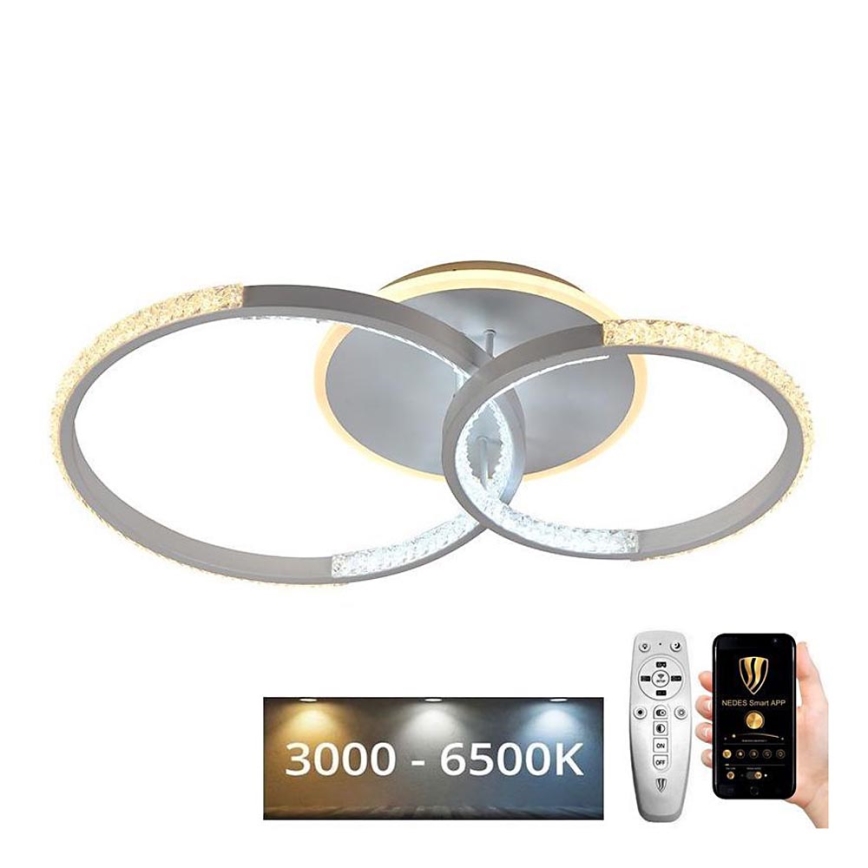 Plafonnier à intensité variable LED/55W/230V 3000-6500K + Télécommande