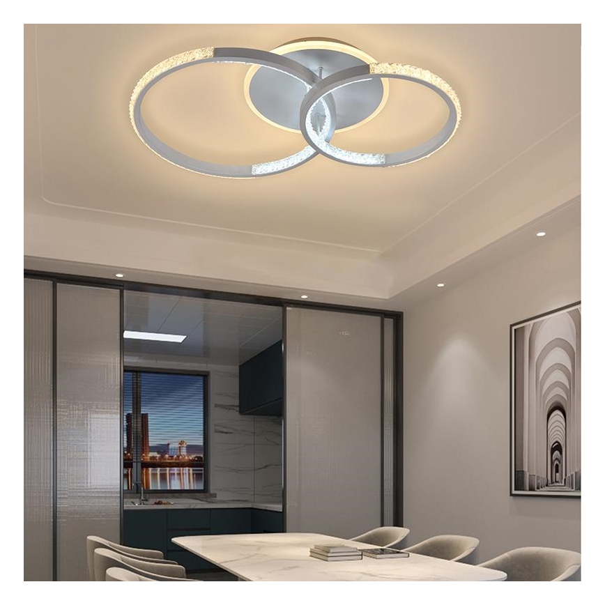 Plafonnier à intensité variable LED/55W/230V 3000-6500K + Télécommande