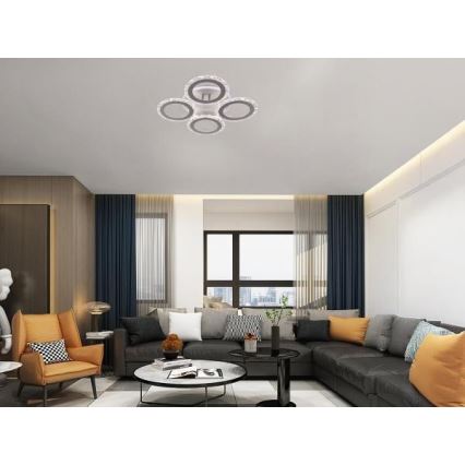 Plafonnier à intensité variable LED/55W/230V 3000-6500K + Télécommande