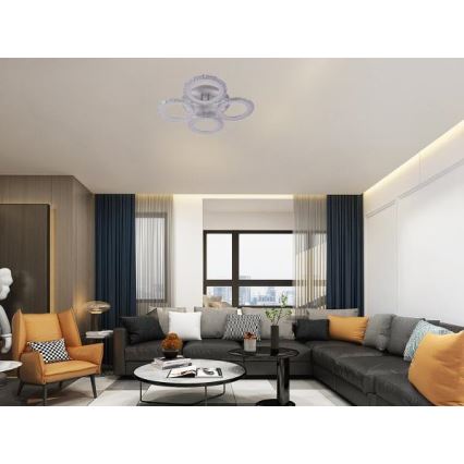 Plafonnier à intensité variable LED/55W/230V 3000-6500K + Télécommande