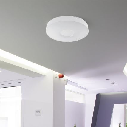 Plafonnier à intensité variable LED/60W/230V 3000-6500K 49,5 cm blanc + télécommande