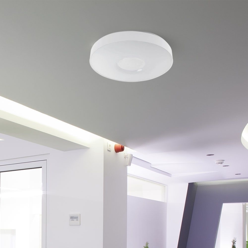 Plafonnier à intensité variable LED/60W/230V 3000-6500K 49,5 cm blanc + télécommande