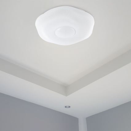 Plafonnier à intensité variable LED/60W/230V 3000-6500K 50 cm blanc + télécommande