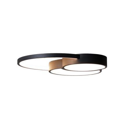 Plafonnier à intensité variable LED/60W/230V 3000-6500K noir + Télécommande