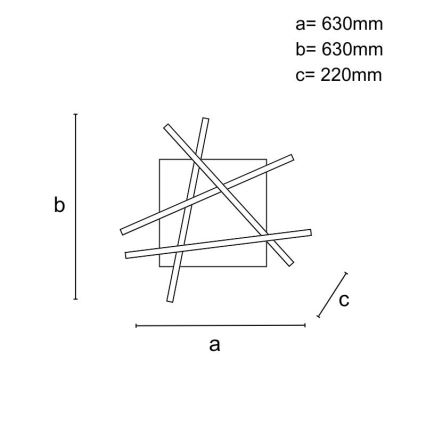 Plafonnier à intensité variable LED/60W/230V 3000-6500K + télécommande