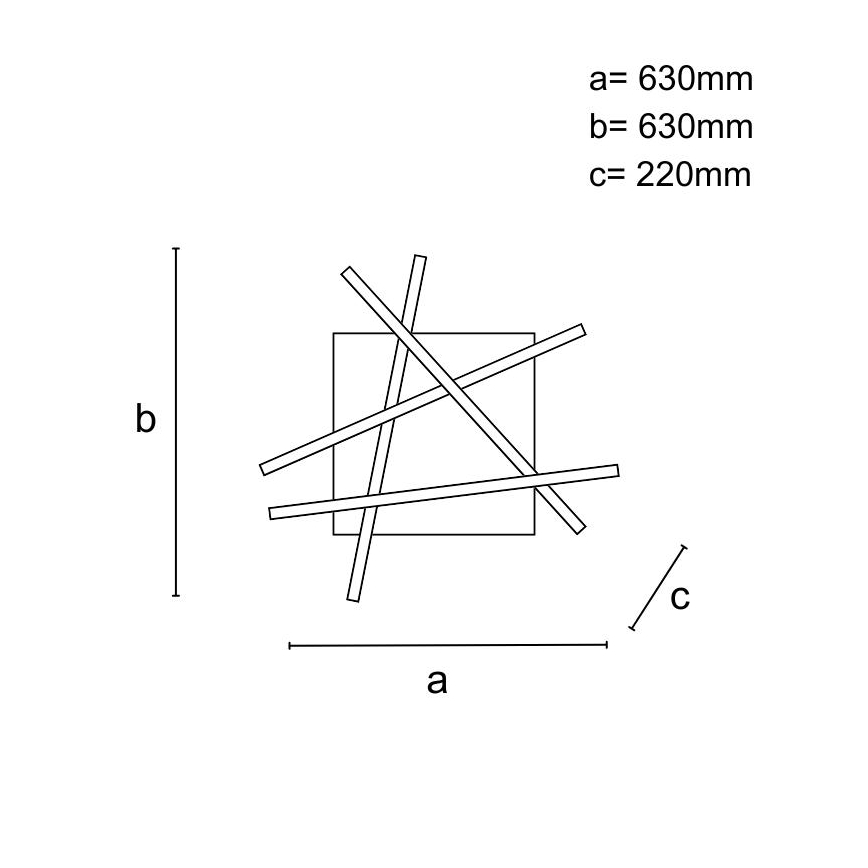 Plafonnier à intensité variable LED/60W/230V 3000-6500K + télécommande