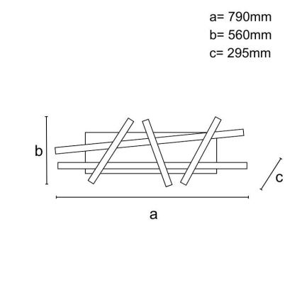 Plafonnier à intensité variable LED/60W/230V 3000-6500K + télécommande