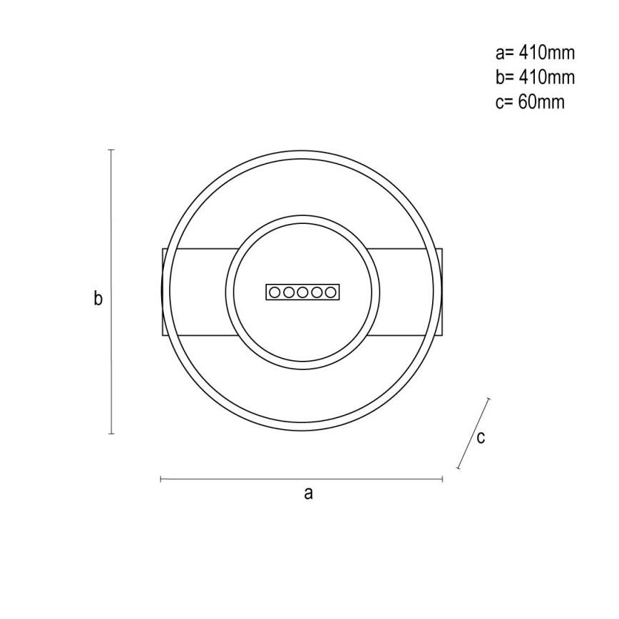 Plafonnier à intensité variable LED/60W/230V 3000-6500K + Télécommande