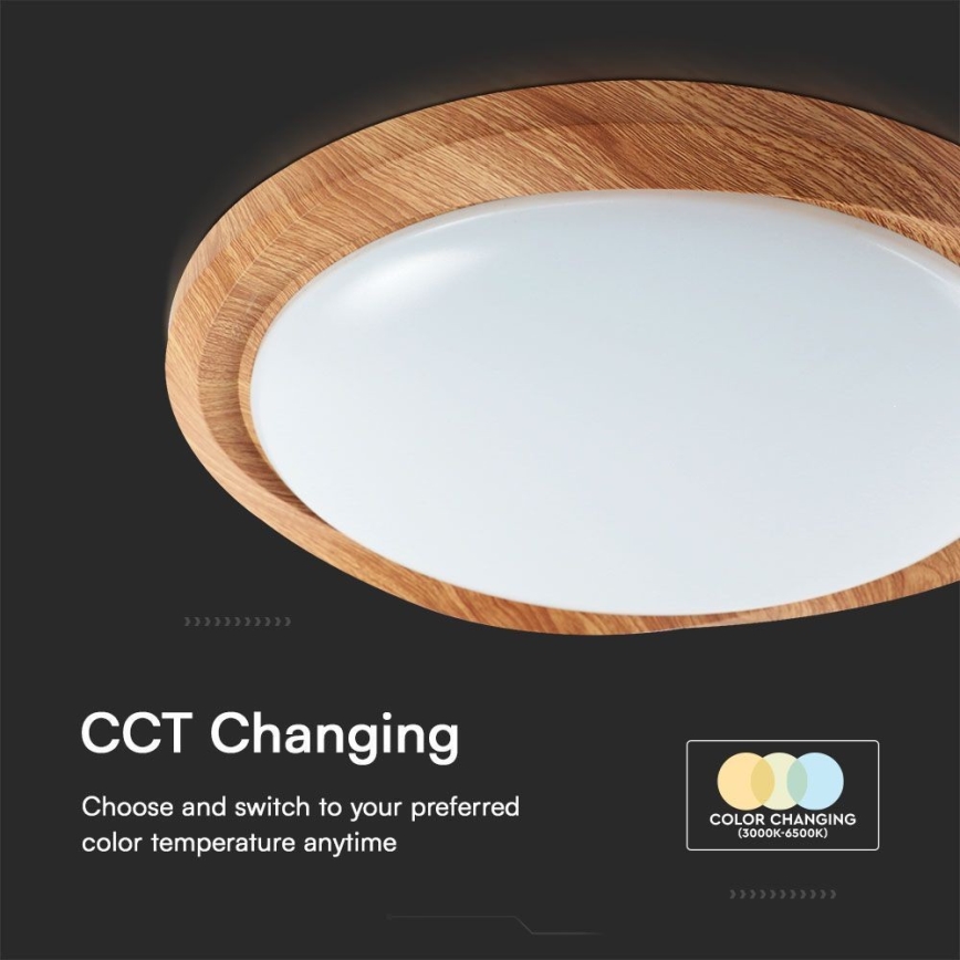 Plafonnier à intensité variable LED/60W/230V 3000-6500K + télécommande