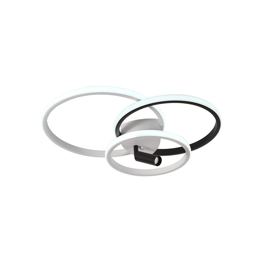Plafonnier à intensité variable LED/70W/230V 3000-6500K blanc/noir + télécommande