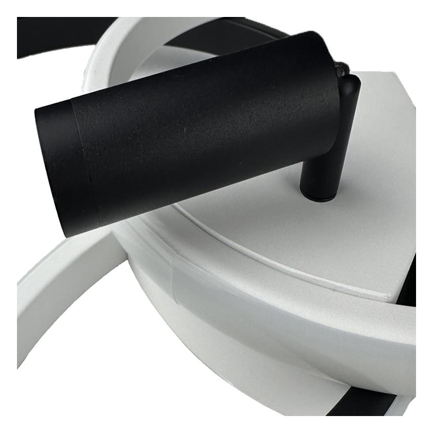 Plafonnier à intensité variable LED/70W/230V 3000-6500K blanc/noir + télécommande