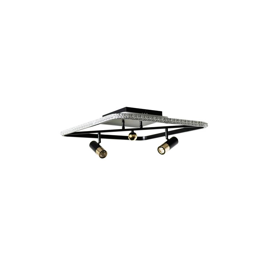 Plafonnier à intensité variable LED/70W/230V 3000-6500K noir + Télécommande