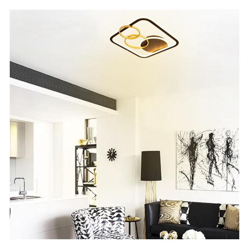Plafonnier à intensité variable LED/70W/230V 3000-6500K + télécommande