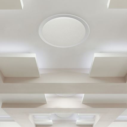 Plafonnier à intensité variable LED/72W/230V 3000-6500K d. 67 cm blanc + télécommande