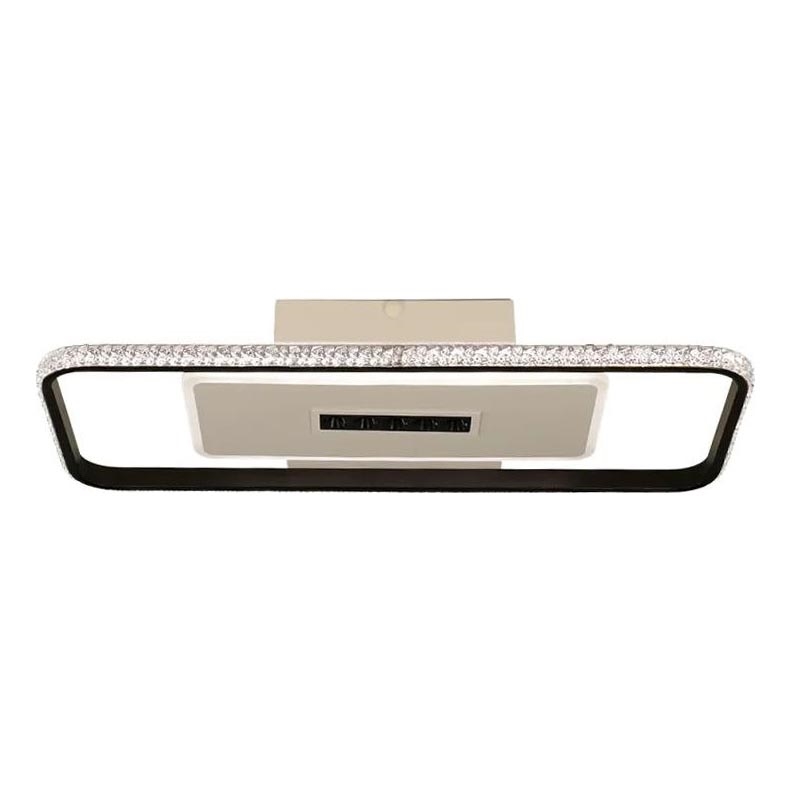 Plafonnier à intensité variable LED/75W/230V 3000-6500K blanc/noir + télécommande