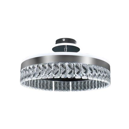 Suspension en cristal en saillie  à intensité variable LED/75W/230V 3000-6500K chrome mat + télécommande