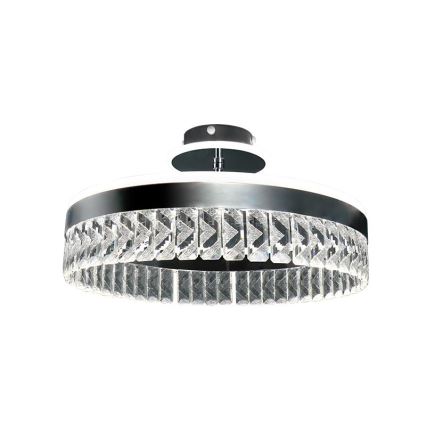 Suspension en cristal en saillie  à intensité variable LED/75W/230V 3000-6500K chrome mat + télécommande