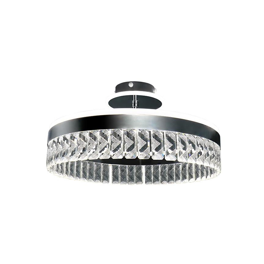 Suspension en cristal en saillie  à intensité variable LED/75W/230V 3000-6500K chrome mat + télécommande