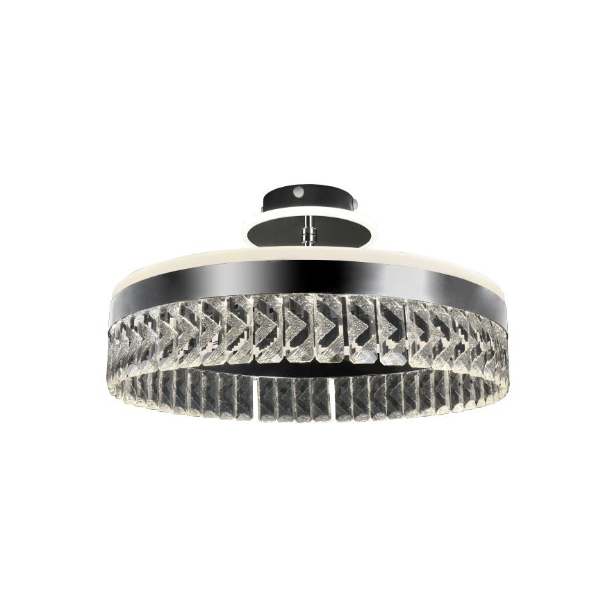 Suspension en cristal en saillie  à intensité variable LED/75W/230V 3000-6500K chrome mat + télécommande