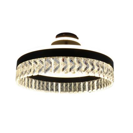 Plafonnier en cristal à intensité variable LED/75W/230V 3000-6500K noir + télécommande