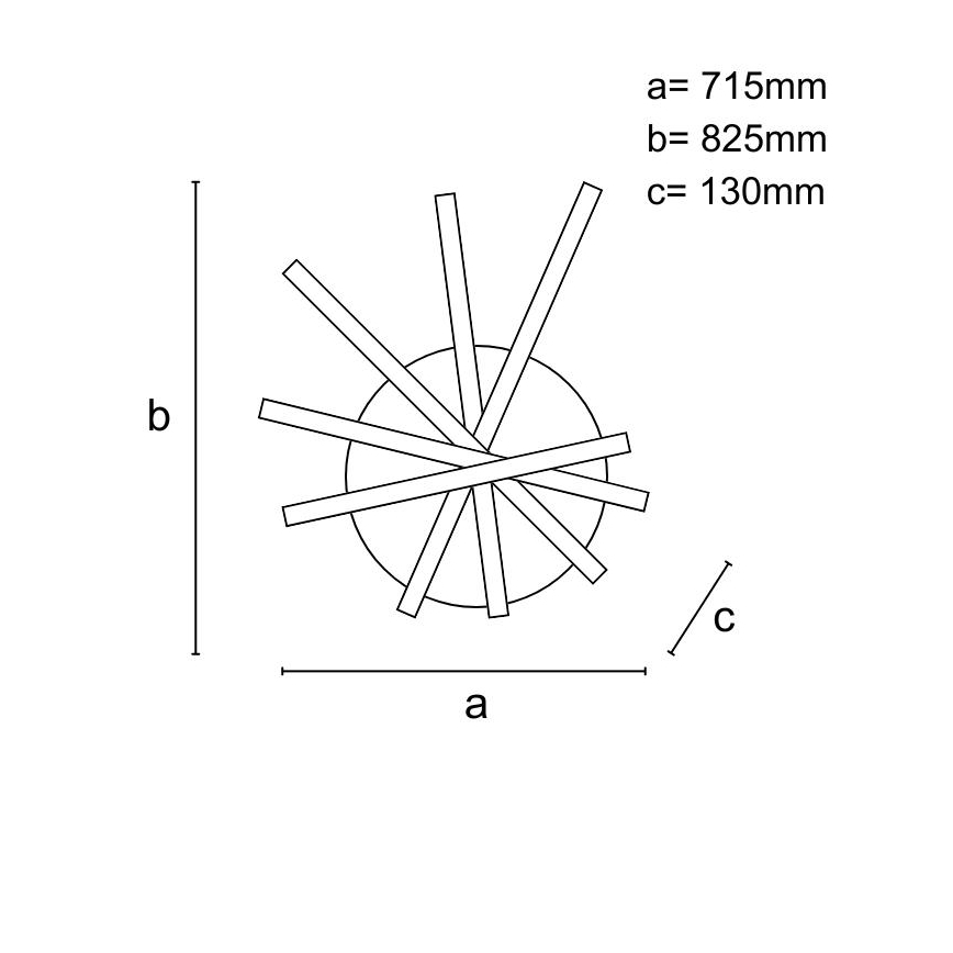 Plafonnier à intensité variable LED/75W/230V 3000-6500K + télécommande