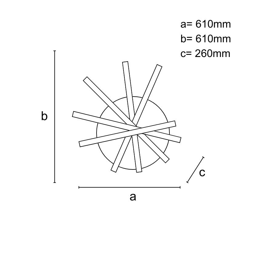 Plafonnier à intensité variable LED/75W/230V 3000-6500K + télécommande