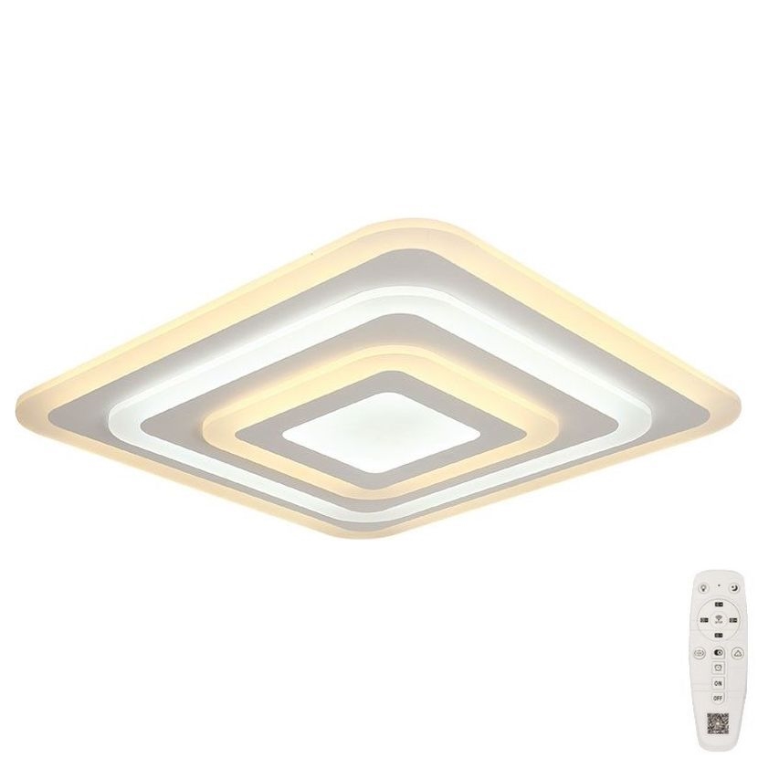 Plafonnier à intensité variable LED/77W/230V 3000-6500K 49,5x49,5 cm + Télécommande