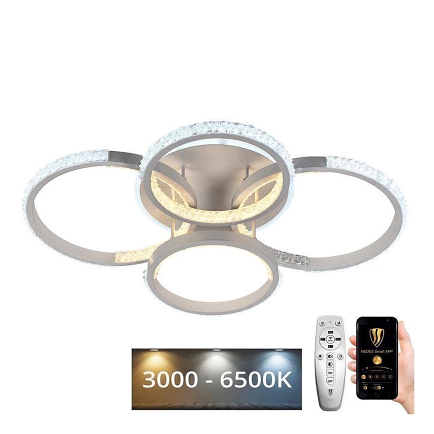 Plafonnier à intensité variable LED/80W/230V 3000-6500K + Télécommande