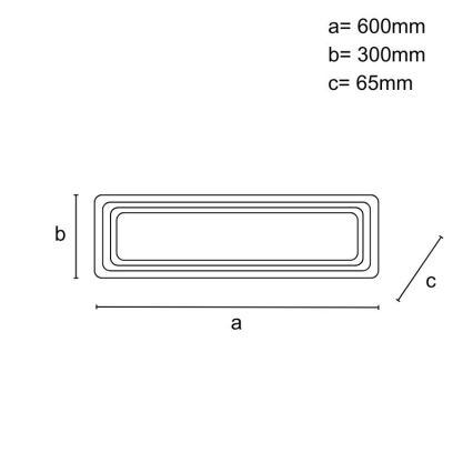Plafonnier à intensité variable LED/85W/230V 3000-6500K + télécommande