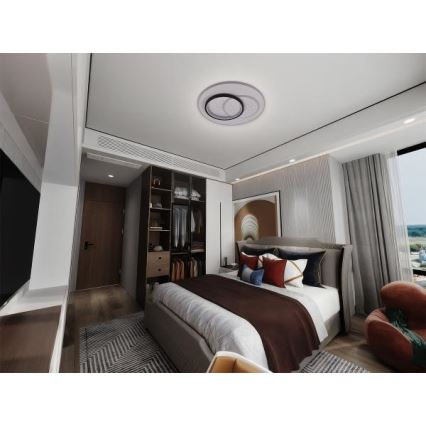 Plafonnier à intensité variable LED/85W/230V 3000-6500K + Télécommande